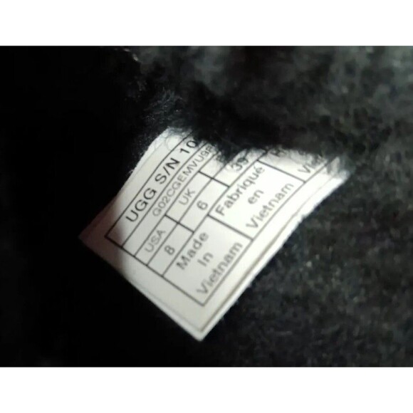 UGG Fluff Yeah Slide Black Sandals Women's Size 8 Shoes Black - Picture 11 of 11